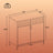 Floor Cabinet - Metal - Rustic Brown and Black - Adjustable Shelf