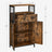 Multipurpose Sideboard - Steel Frame - Drawer and Adjustable Shelf