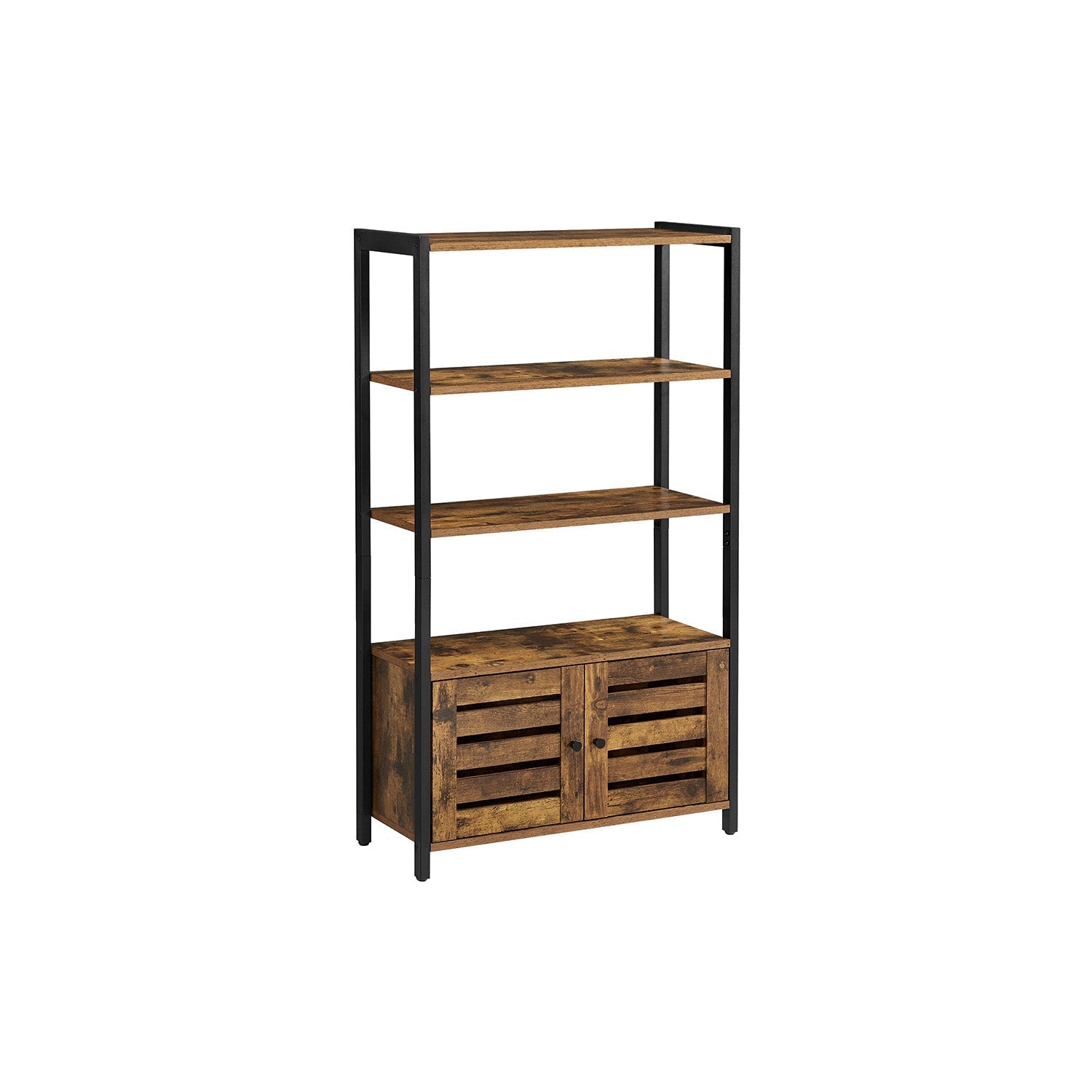 Floor Standing Cabinet - Wood - Rustic Brown