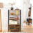 Floor Standing Cabinet - Wood - Rustic Brown