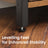 Bookcase - Wood - Rustic Brown - Floor Standing with 3 Shelves and 2 Shutter Doors