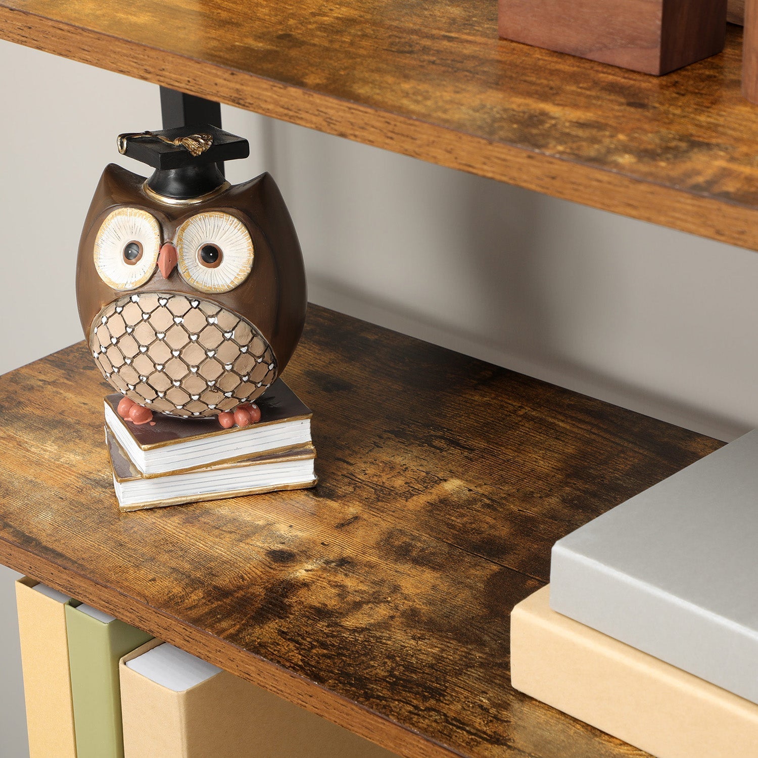 Floor Standing Cabinet - Wood - Rustic Brown