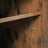 Storage Cabinet - Steel - Rustic Brown and Black - Adjustable Shelves