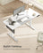 Height Adjustable Electric Desk - 4 Programmable Heights - Engineered Wood - Cloud White