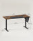 Height Adjustable Electric Standing Desk - Wood - Black - Ergonomic Design