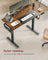 Height Adjustable Electric Standing Desk - Wood - Black - Ergonomic Design