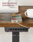 Electric Standing Desk Frame - Metal - Black - Height Adjustable with Double Motor and Memory Function