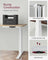 Electric Standing Desk Frame - Metal - Black - Height Adjustable with Double Motor and Memory Function