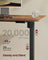Electric Standing Desk Frame - Metal - Ink Black - Height Adjustable with Memory Function