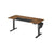 Height Adjustable Desk - Wood - Rustic Brown - Four Memorable Heights