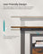 Height Adjustable Desk - Wood - Rustic Brown - Four Memorable Heights