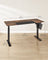 Height Adjustable Desk - Wood - Rustic Brown - Four Memorable Heights