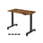 Height Adjustable Desk - Wood - Rustic Brown and Black - Electric with Memory Function