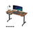 Electric Standing Desk - Particle Board - Rustic Brown and Black - Height Adjustable with Memory Function