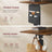 Electric Standing Desk - Metal - Natural Finish - Height Adjustable with Memory Function and Storage Solutions