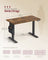 Height Adjustable Desk - Engineered Wood - Cloud White - Electric with 4 Memory Heights and Storage Pocket