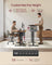 Height Adjustable Desk - Engineered Wood - Cloud White - Electric with 4 Memory Heights and Storage Pocket