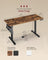 Height Adjustable Desk - Engineered Wood - Cloud White - Electric with 4 Memory Heights and Storage Pocket