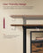 Height Adjustable Desk - Engineered Wood - Cloud White - Electric with 4 Memory Heights and Storage Pocket