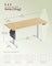 Electric Standing Desk - Metal - Cloud White - Height Adjustable with 4 Memory Heights and Storage Pocket