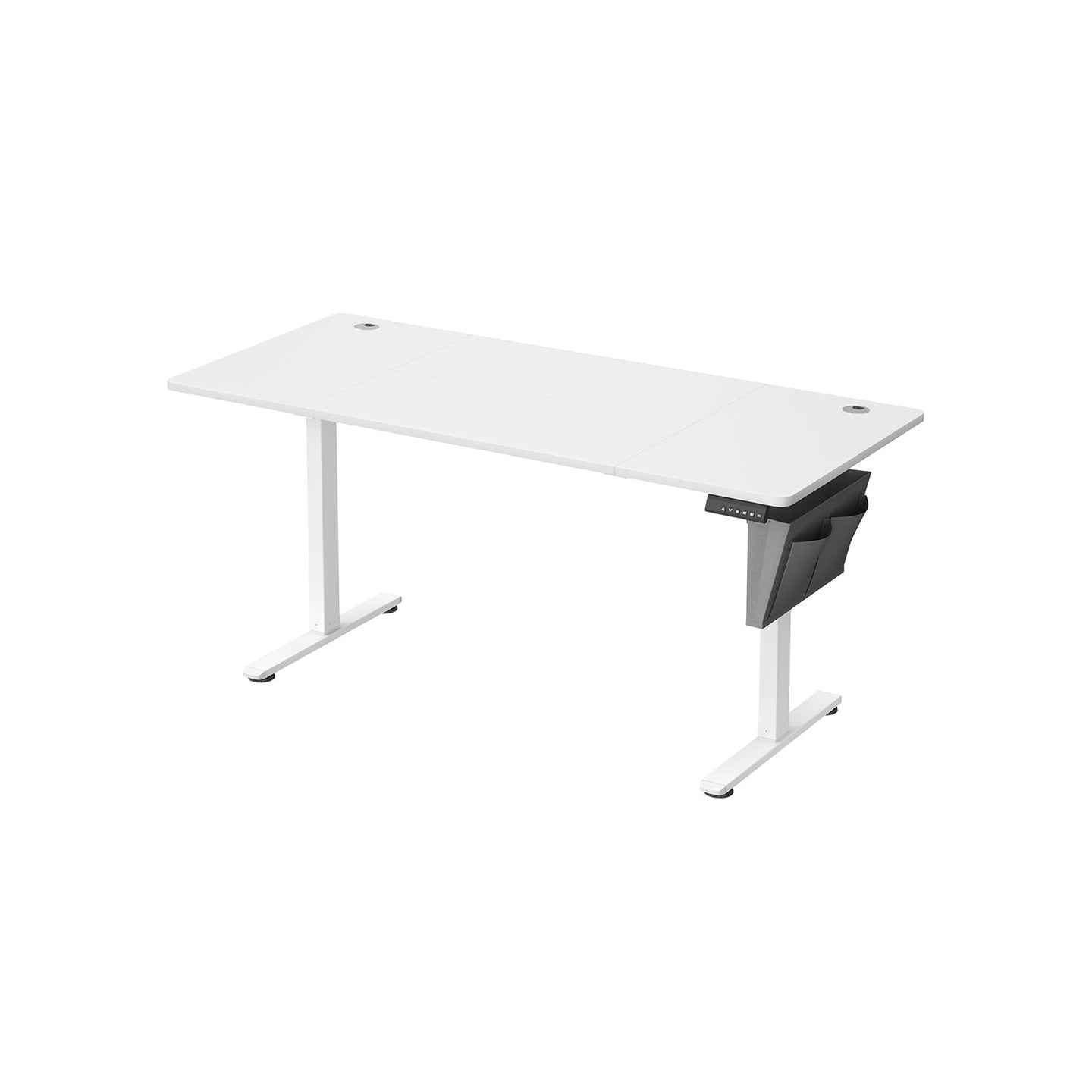 Height Adjustable Electric Desk - Engineered Wood - Cloud White - 4 Memory Heights