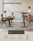 Electric Standing Desk - Engineered Wood - Cloud White - Height Adjustable with 4 Memory Settings and Storage Pocket