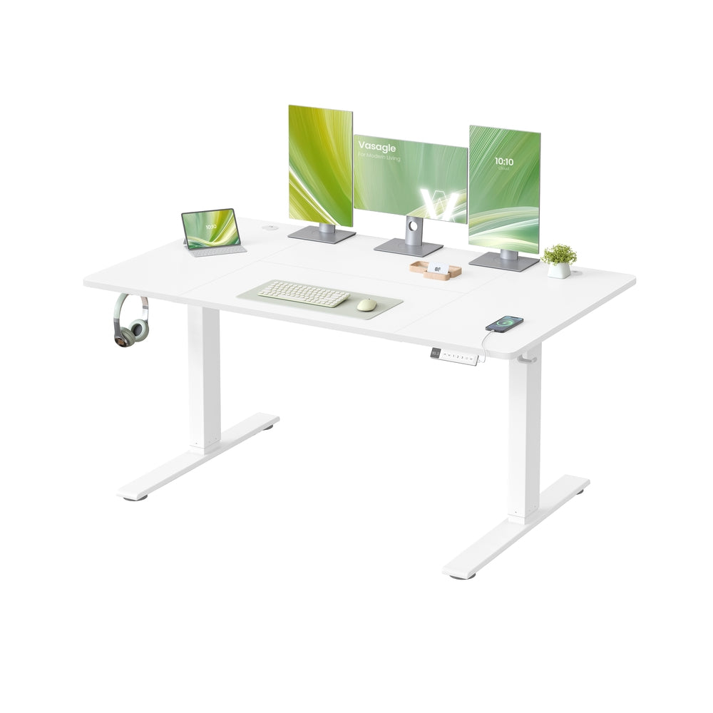 Electric Standing Desk - 140 x 80 - Particleboard - USB C Port