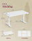 Electric Standing Desk - 140 x 80 - Particleboard - USB C Port