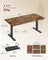 Electric Standing Desk - 63" x 31.5" - Particleboard - Height Adjustable