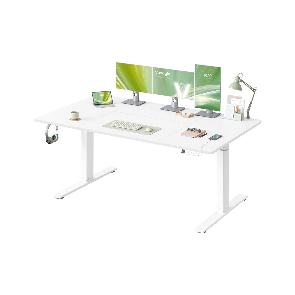 Electric Standing Desk - 140 x 80 - Particleboard - USB-C Port