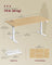 Electric Standing Desk - 140x80 - Particleboard - USB-C Port