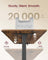 Electric Standing Desk - Wood - Rustic Brown - Height Adjustable with Built-in Drawer and Monitor Stand