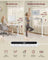 Electric Standing Desk - Wood - Rustic Brown - Height Adjustable with Built-in Drawer and Monitor Stand
