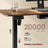 L-Shaped Electric Desk - Wood - Rustic Brown - Height-Adjustable with Charging Station and Memory Function