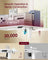 Standing Desk - Electric Height-Adjustable - White - 80 x 50 x 72-120 cm