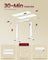 Standing Desk - Electric Height-Adjustable - White - 80 x 50 x 72-120 cm