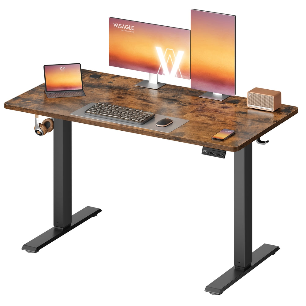 Electric Standing Desk - 120 x 60 cm - Steel - Height Adjustable