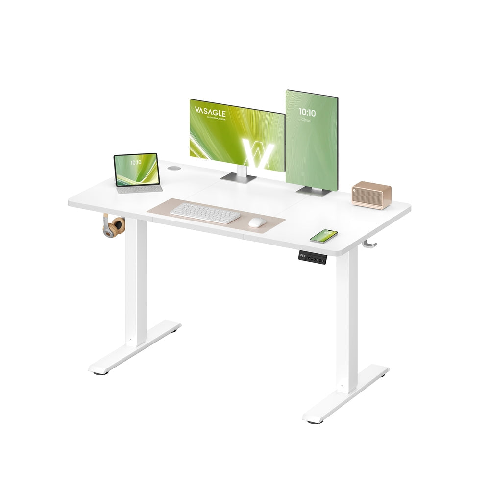 Electric Standing Desk - 120 x 60 - Steel - Height Adjustable