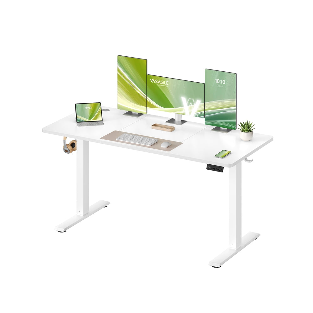 Electric Standing Desk - 140 x 60 - Steel - Height Adjustable