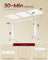 Electric Standing Desk - 140 x 60 - Steel - Height Adjustable