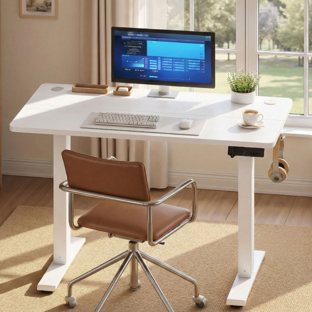 Electric Standing Desk - 120L - Steel - Height Adjustable