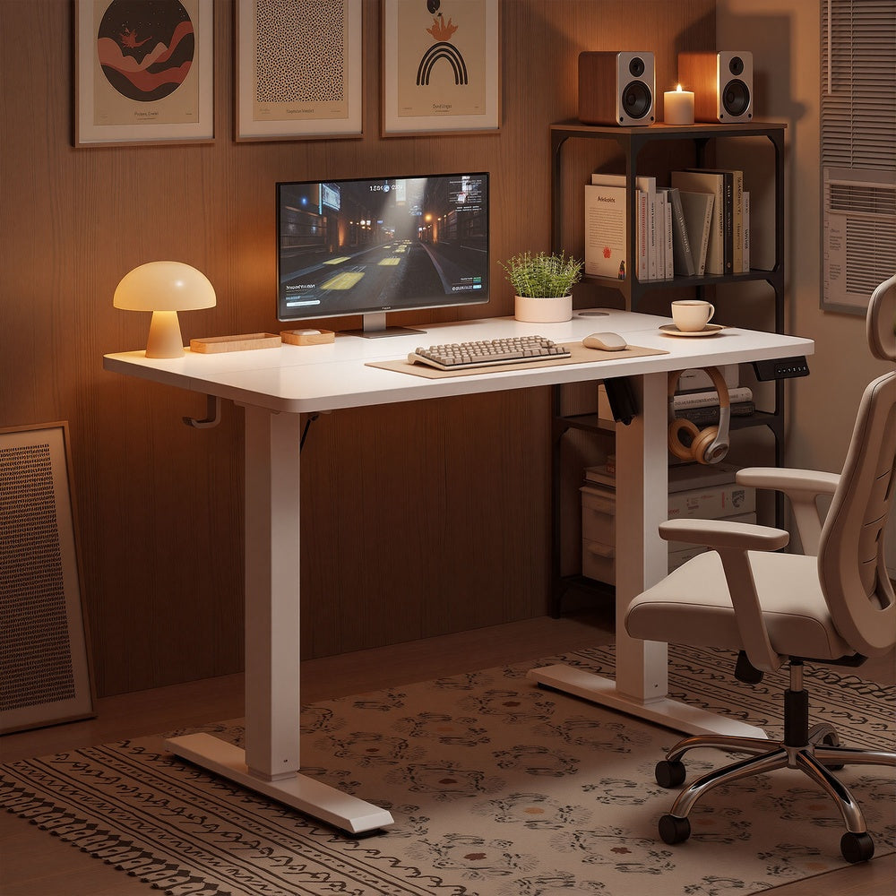 Electric Standing Desk - 120L - Steel - Height Adjustable