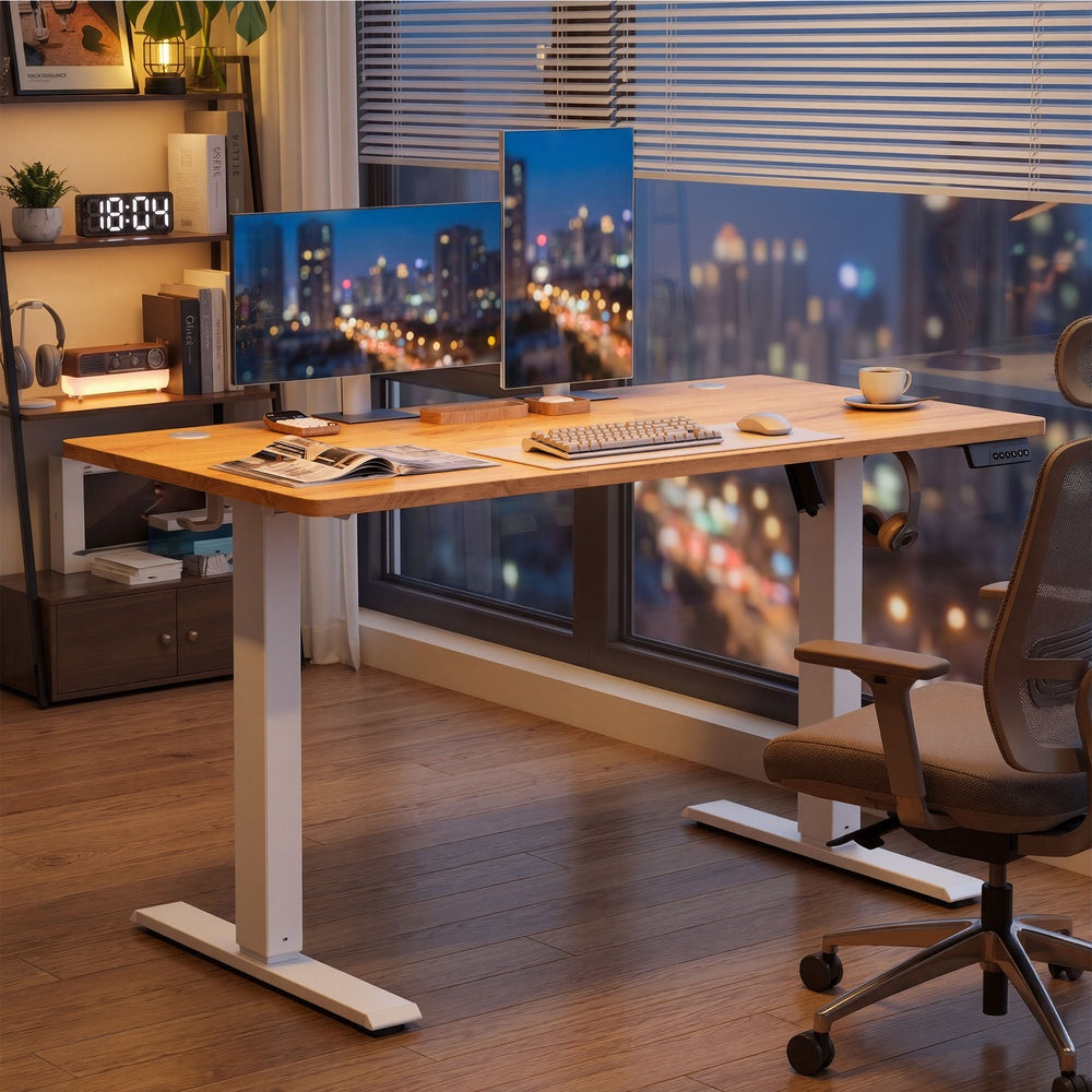 Electric Standing Desk - 120L - Steel - Height Adjustable