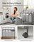 Rolling Laundry Sorter - Fabric - Black - Includes 4 Removable Bags