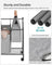 Rolling Laundry Sorter - Fabric - Black - Includes 4 Removable Bags