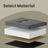 Storage Ottoman Bench - Fabric - Ink Black - Foldable with Storage