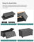 Foldable Storage Ottoman Bench - Fabric - Dark Grey - Multi-functional with Ample Storage