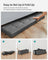 Foldable Storage Ottoman Bench - Fabric - Dark Grey - Versatile Footrest with Storage