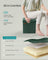 Storage Ottoman - Fabric - Retro Green - Foldable Design