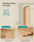 Foldable Storage Ottoman - Fabric - Cream White - Versatile for Living Room and Bedroom